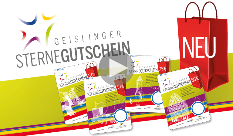Der neue digitale Geislinger Sterne-Gutschein ist online! Image